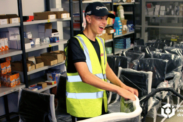 Hayden assembling more visitors chairs