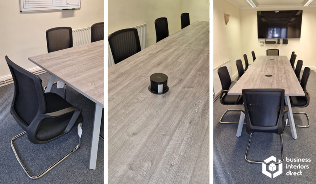 Boardroom Table with Pop up Power Module