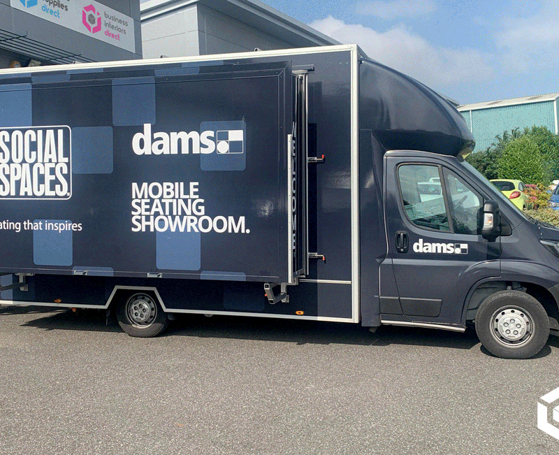 Dams Mobile Seating Showroom