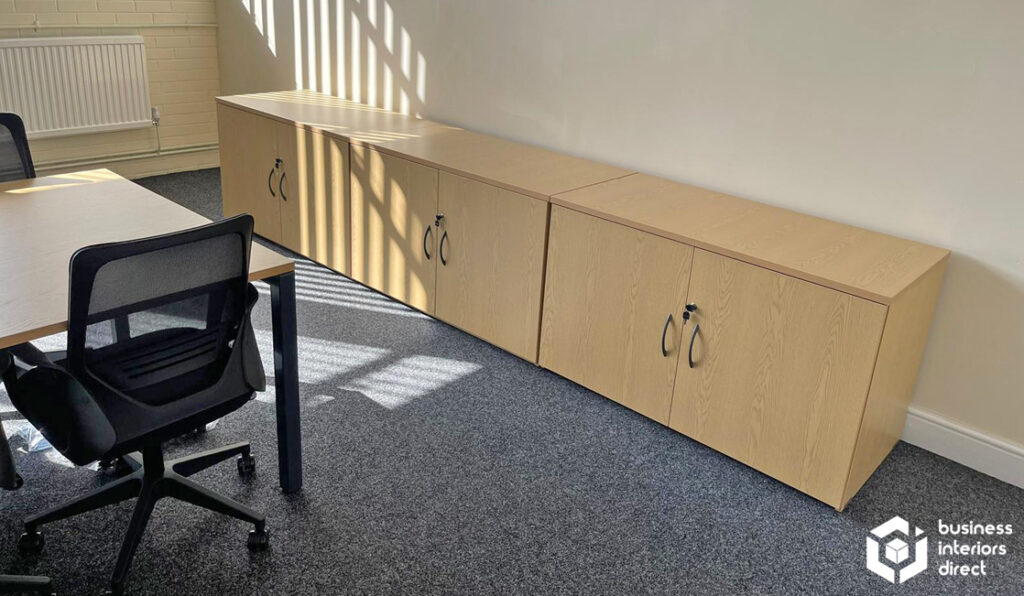 Credenza Units in Modern Oak