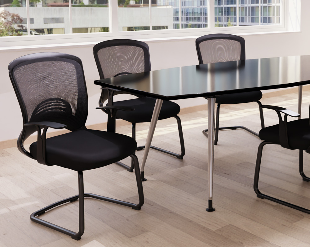Mesh Back Boardroom Chairs