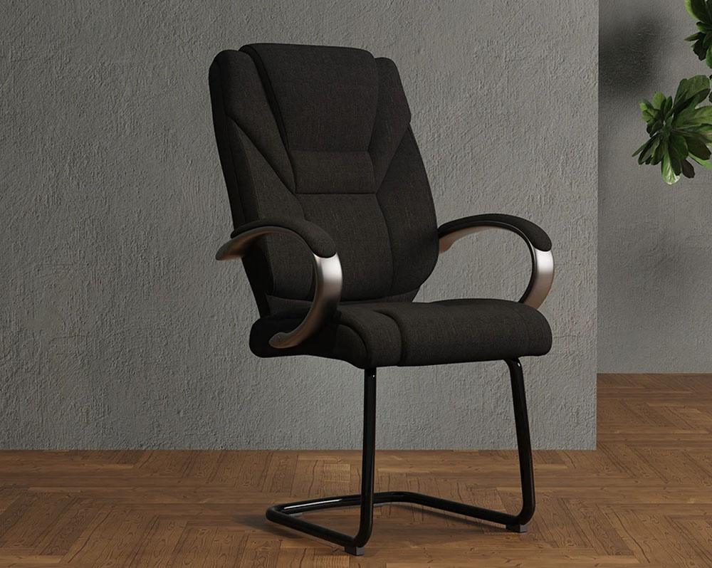 Fabric Visitors Chair with Cantilever Frame