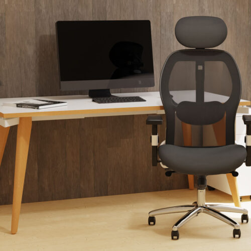 Heavy duty office chairs with mesh back