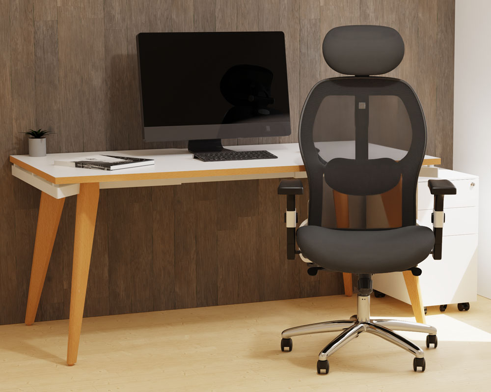Heavy duty office chairs with mesh back
