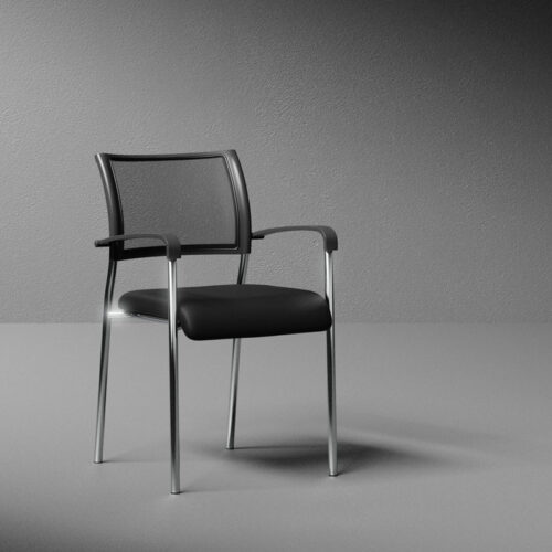Mesh Back Meeting Chairs