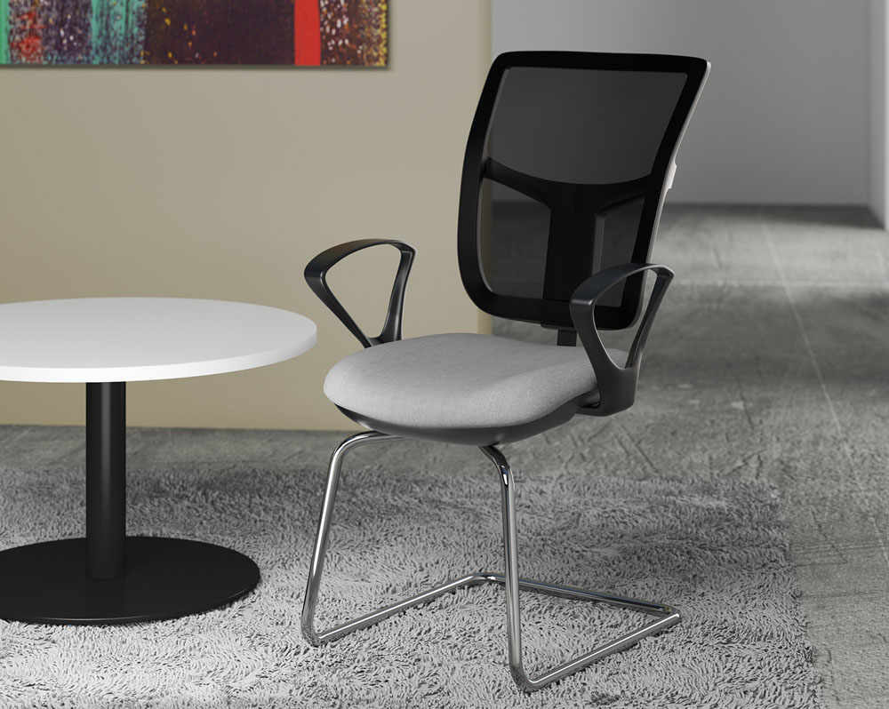 Mesh Back Visitors Chairs
