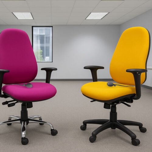 Task Chairs with Pump Up Lumbar