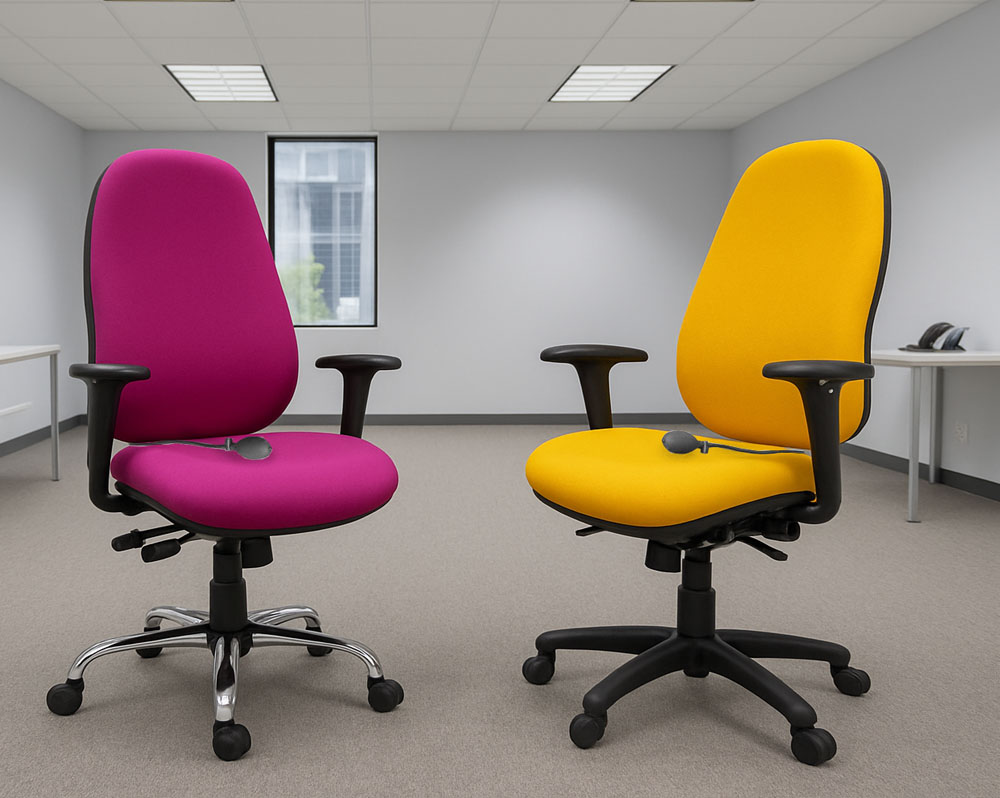 Task Chairs with Pump Up Lumbar