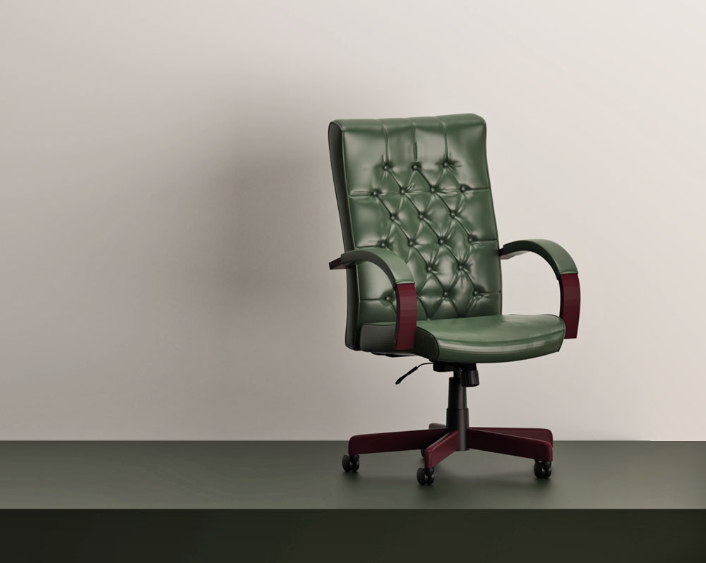 Traditional Office Chairs Buttoned