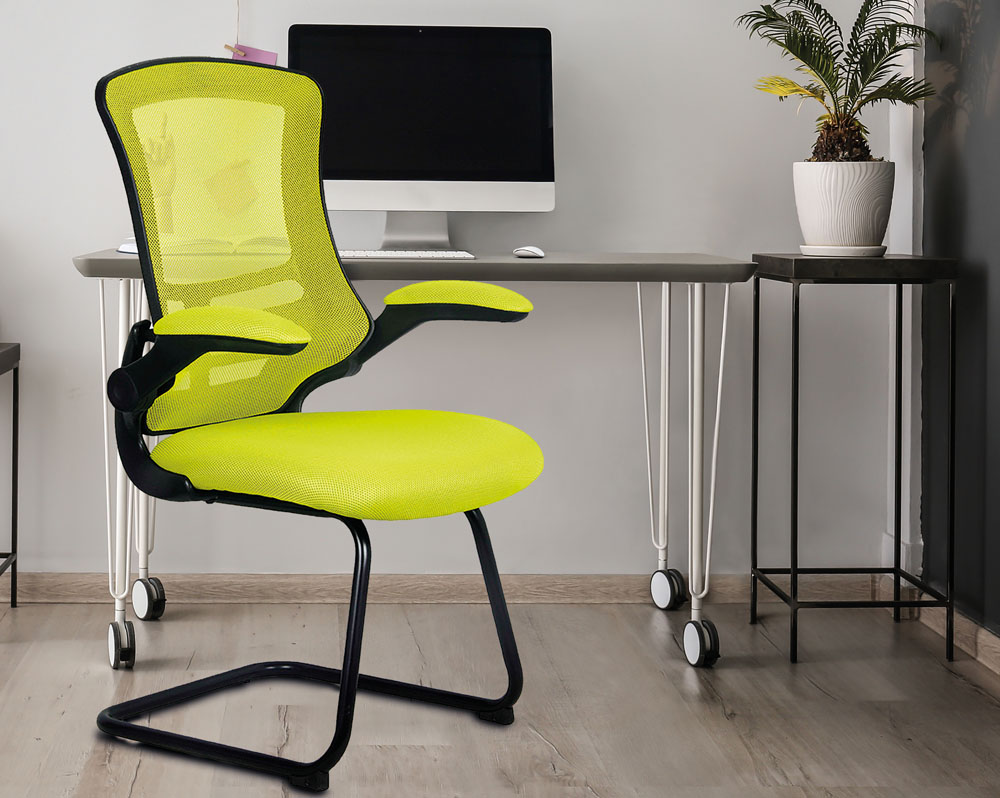Visitors Chairs Flip Up Arms