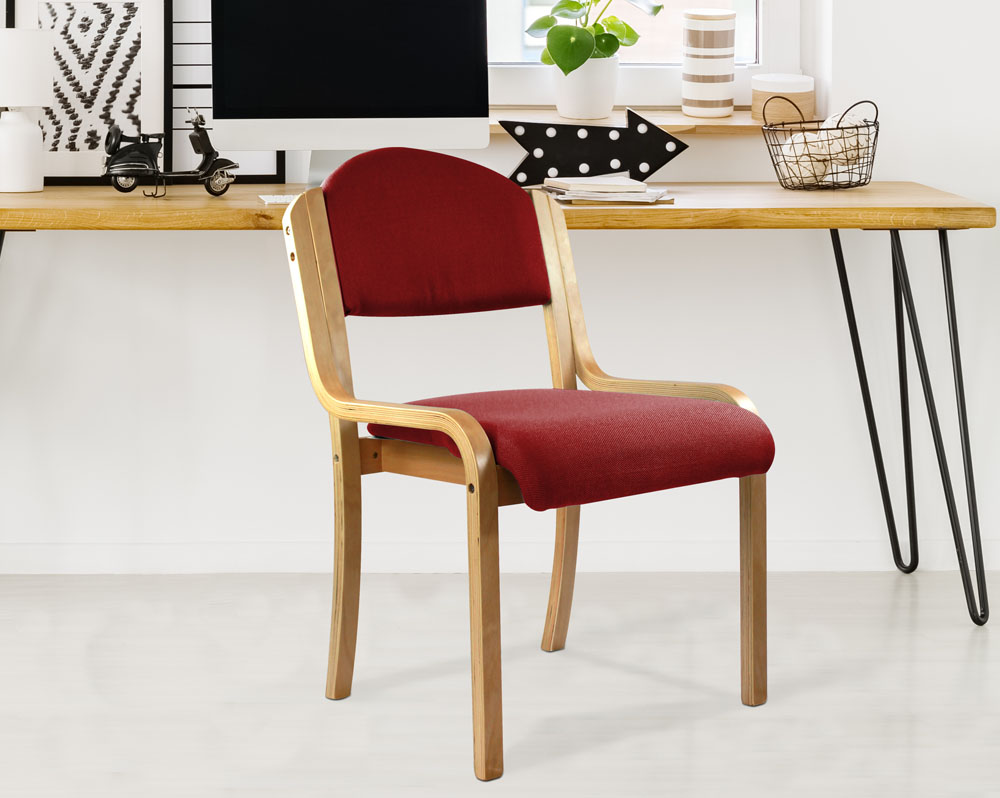 Visitors Chairs Wooden Frame