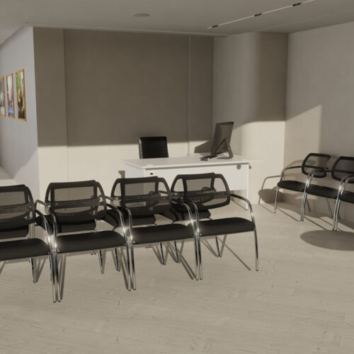 Mesh Back Waiting Room Chairs