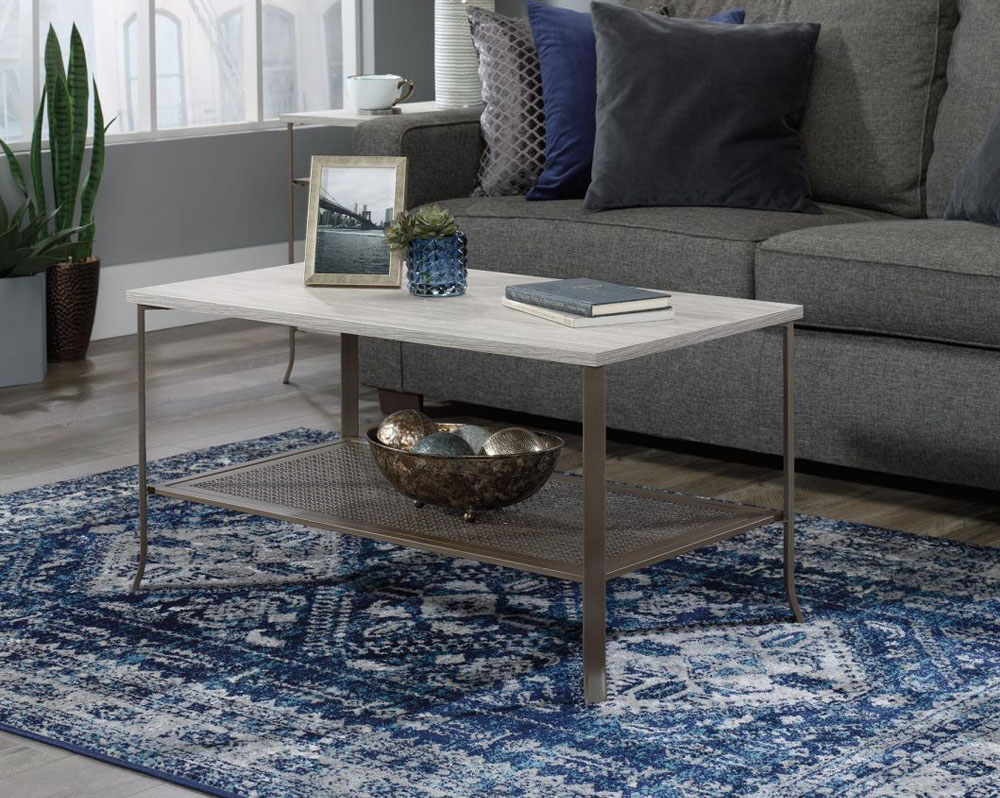 City centre coffee table on a rug